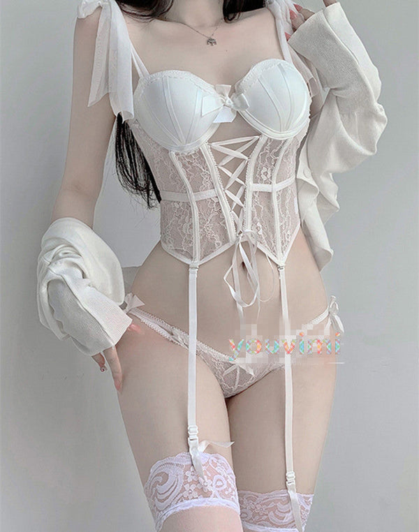 Cute Lace Uniform Suit  KF83920