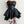 black wrap dress  KF70104