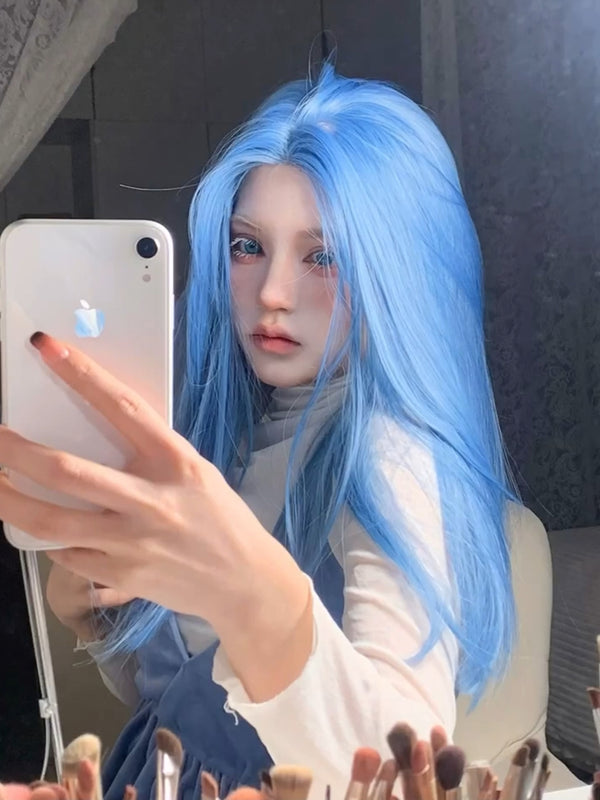 Mermaid blue wig KF11107