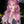 Pink and purple wig  KF11041