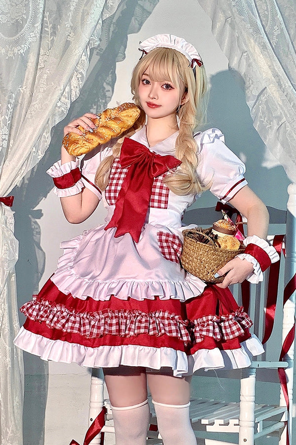 Cute maid costume for Christmas  KF705699