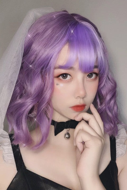 lolita purple wig   KF11038