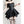 black wrap dress  KF70104