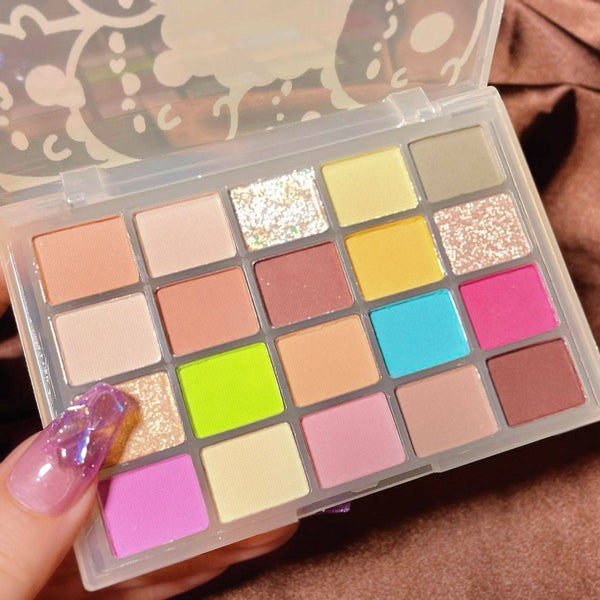 20-color RAINBOW EYESHADOW PALETTE MK124