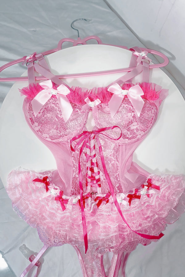 Pink Strap Dress  KF70488