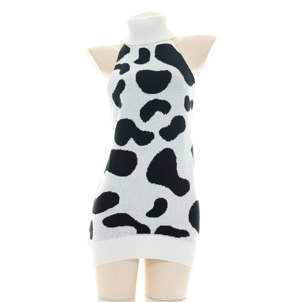 cow backless sweater  KF70506