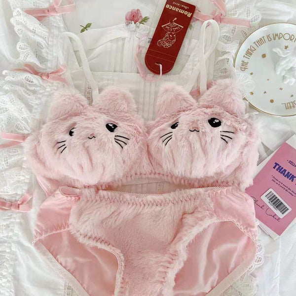 Cute cat  underwear set  KF70474