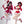 Christmas Lace Up Velvet Lingerie Set  KF705740