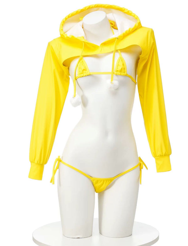 Cute yellow jumpsuit KF11274