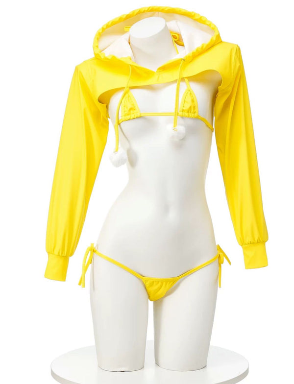 Cute yellow jumpsuit KF11274