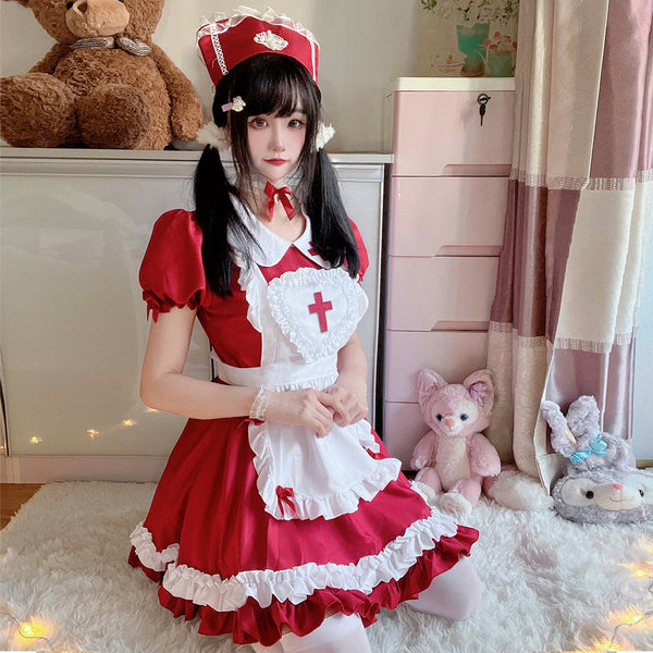 cosplay maid dress  KF70424