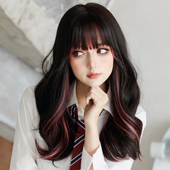 Harajuku Highlighted Long Curly Wig KF24082