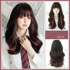 Harajuku Highlighted Long Curly Wig KF24082