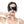 Black eye mask  KF83663