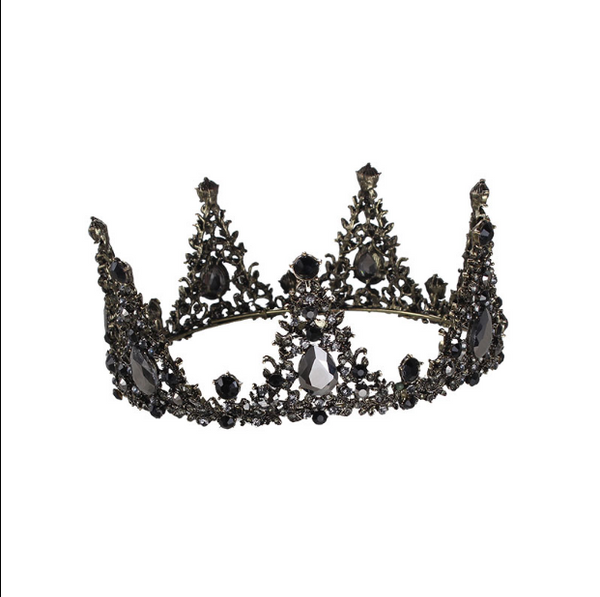 Black Baroque Vintage Crown KF83711