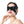 Black eye mask  KF83663