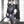 Gray Black Velvet Cardigan Jacket KF83713