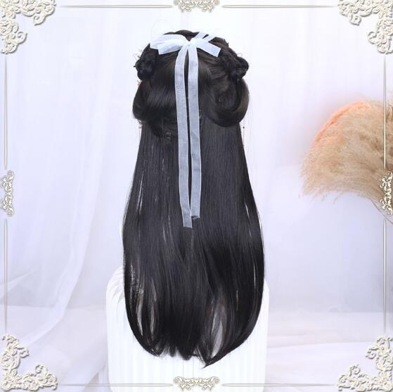 DAILY BLACK BROWN WIG KF83741