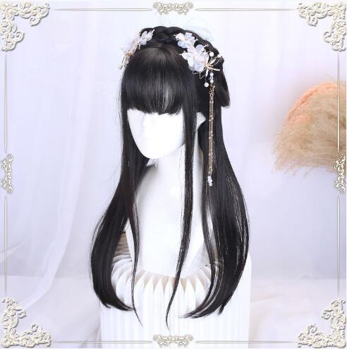 DAILY BLACK BROWN WIG KF83741