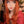 Orange red long curly wig  KF82918