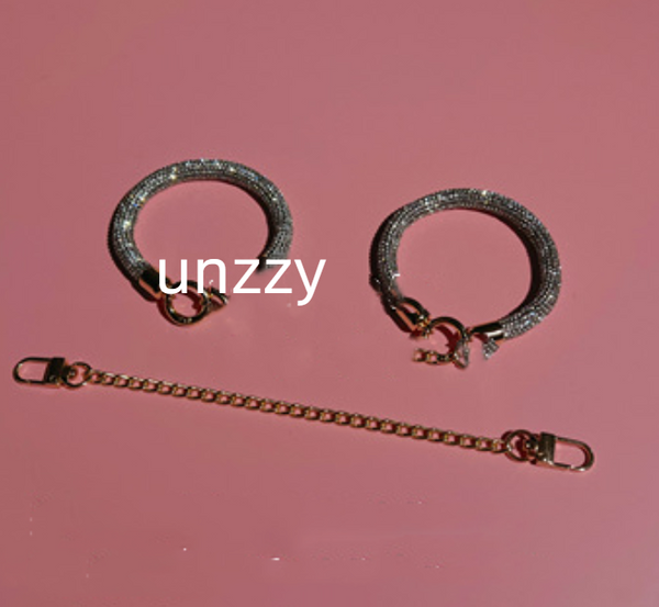 Handcuffs Collars Rope Rhinestone Accessories KF90068