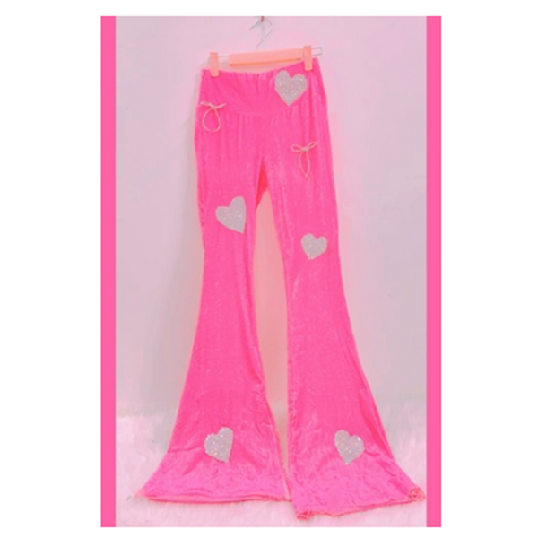 pink casual pants  KF70045
