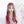 Lolita khaki pink wig  KF11049