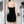 black suspender dress  KF70338
