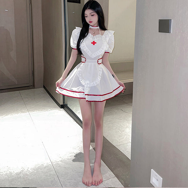 Nurse Uniform Dress Set  KF83921