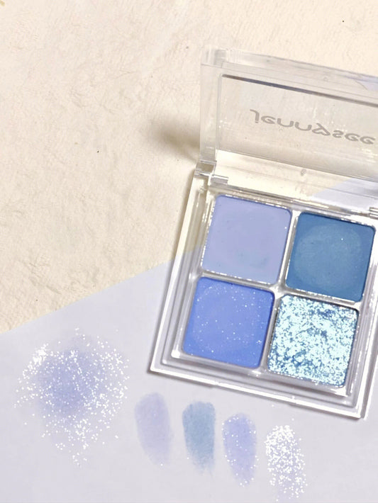4-COLOR BLUE EYE-SHADOW  PALETTE MK132