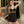 Black suspender nightgown for sleeping   KF705689