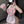 White pink love maid  KF14671