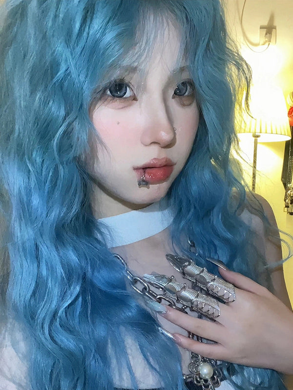 lolita blue wig KF11031