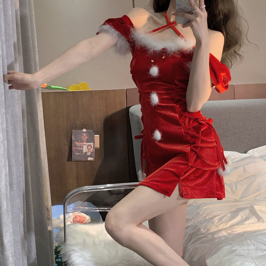 Cute Christmas dress   KF705738
