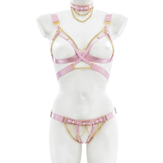 gold chain underwear set  KF70102