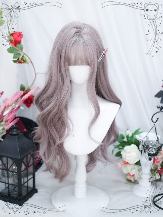 Cute gray curly hair  KF11051