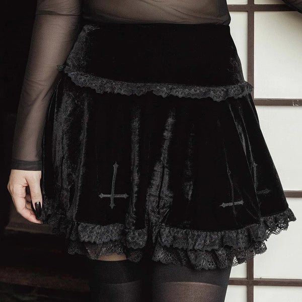 GOTH BABES SKIRT   KF83854