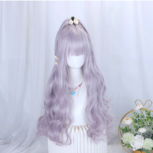 Taro purple wig KF11040