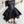 black wrap dress  KF70104