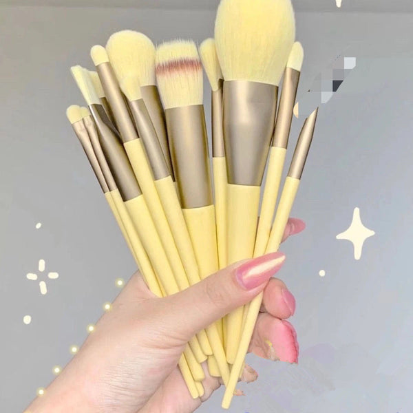 YELLOW cheesecream  Makeup Brush Set MK176