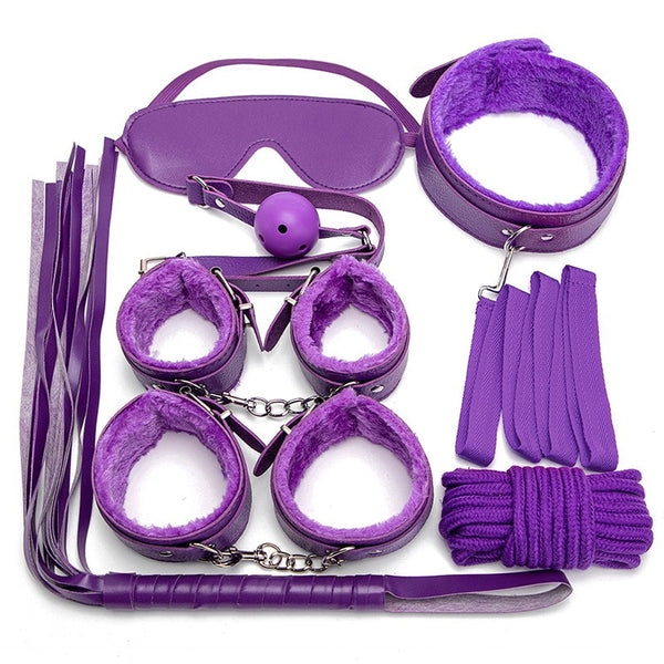pu handcuffs and shackles props  KF70331