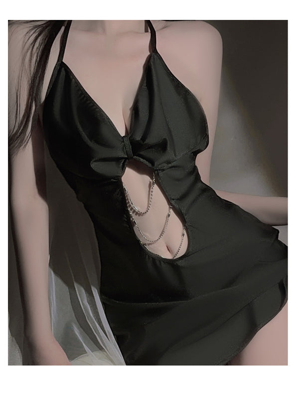 Deep V temptation nightgown  KF70539