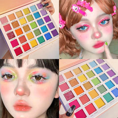 Rainbow Sequin Eyeshadow Palette MK117