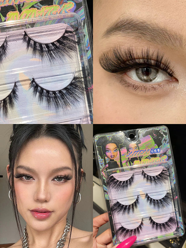 FALSE EYELASHES THICK CURLING MK107