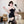 Deep V-neck suspender   dress   KF14692