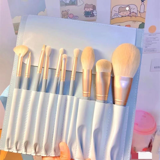 Blue Makeup Brush Set MK174