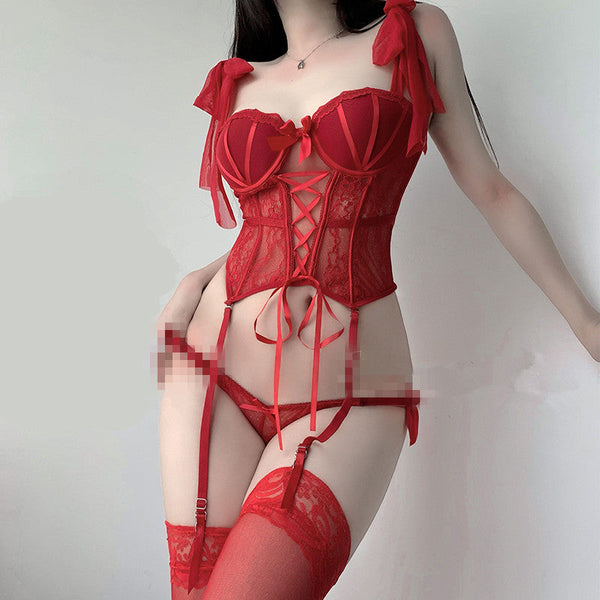 Cute Lace Uniform Suit  KF83920