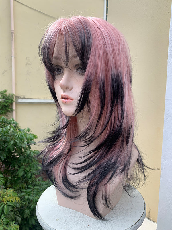 Berry jam colored wig   KF11056