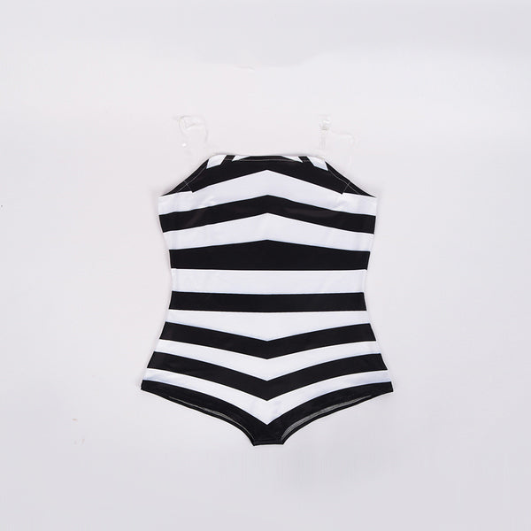 Cosplay Black and White Swimsuit  KF70239