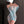 Blue mesh  dress  KF14689